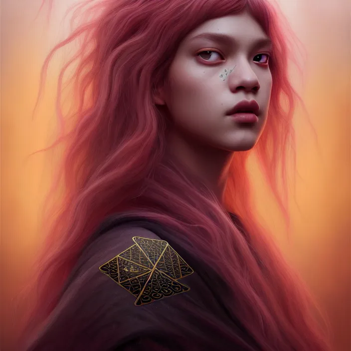 Prompt: jossi of blackpink, king, tarot card, highly detailed, digital painting, smooth, sharp focus, illustration, ultra realistic, octane, render, unreal engine 8 k, art by artgerm and agostino arrivabene