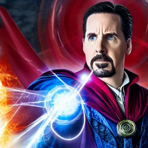 Prompt: michael Scott as doctor strange