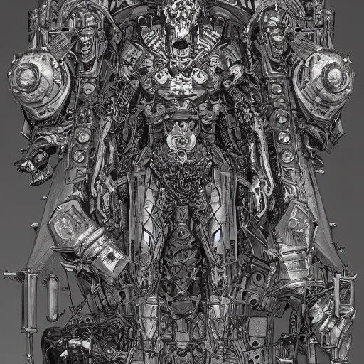 Image similar to machine god rebuilding itself, fantasy, d & d, intricate, detailed, whimsical, detailed, trending on artstation, trending on artstation, smooth