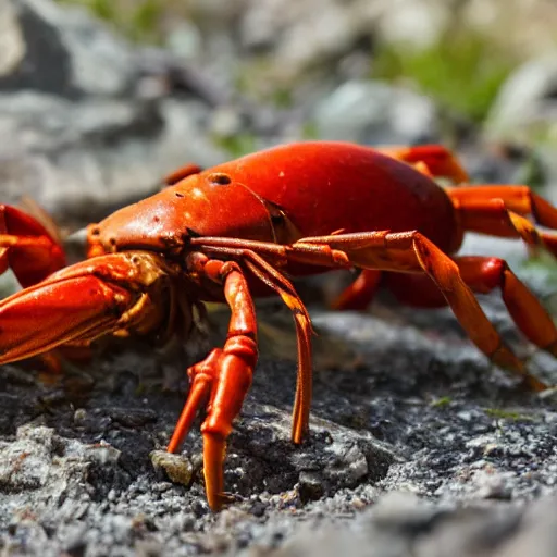 Image similar to crayfish with a whistle on the mountain