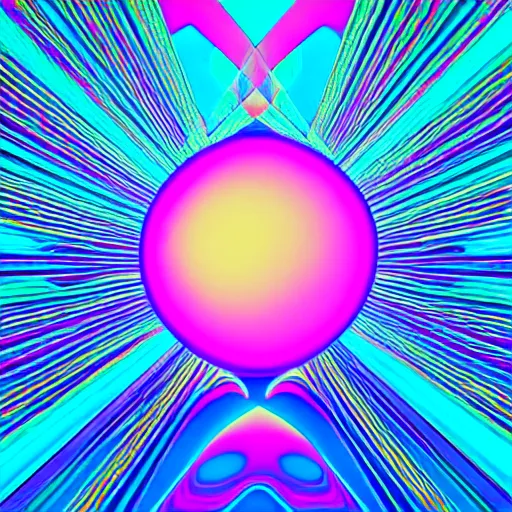 Prompt: psychedelic object floating in front of a light blue background, infinity, eternity, ineffable, subtle colors, ultra realistic, 8 k, golden hour