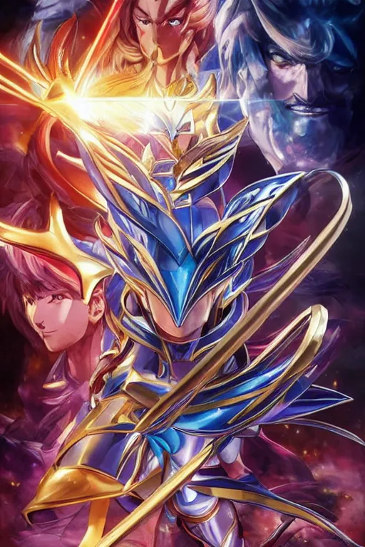 Image similar to 2 0 2 2 knights of the zodiac saint seiya battle for sanctuary hero suit armor comics mask minimalist verytoon nautiljon animes toei animation namco bandai, art by artgerm and greg rutkowski and magali villeneuve