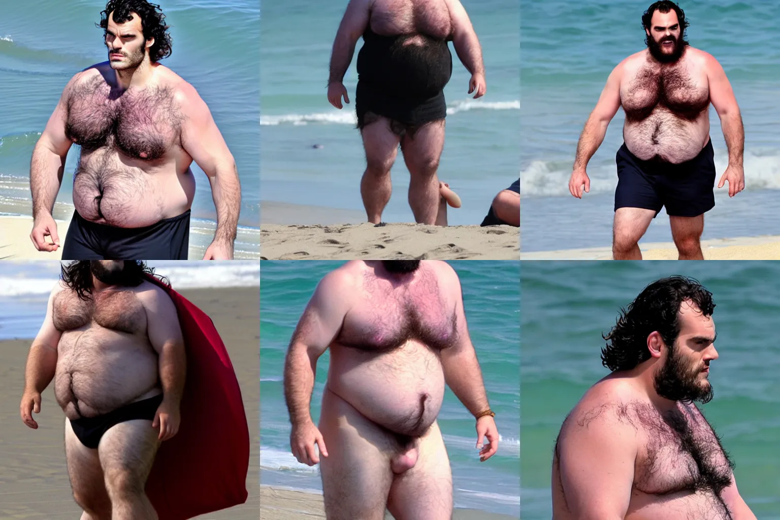 Fat man best sale with speedo