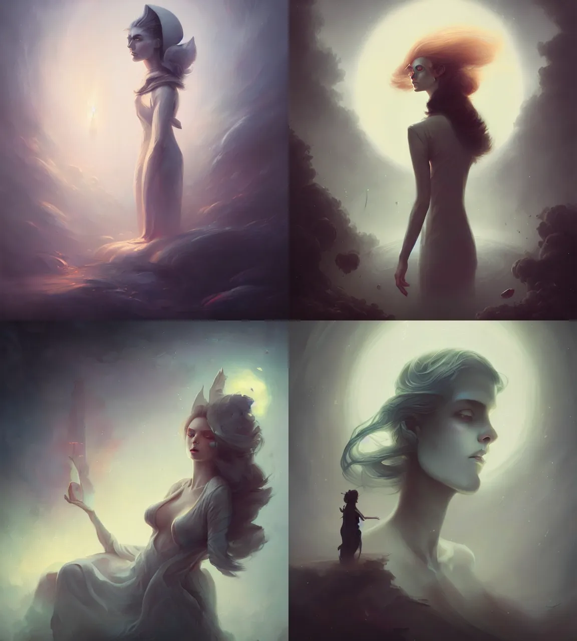 Prompt: portrait by peter mohrbacher and mikko lagerstedt