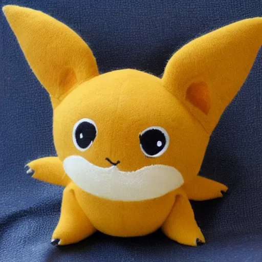 Prompt: Raichu doll