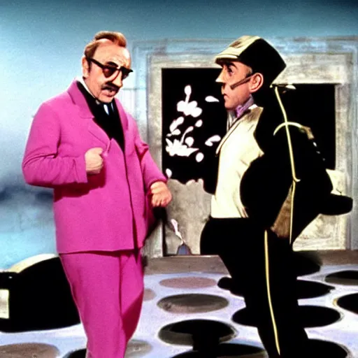 Image similar to scene from the pink panther with peter sellers