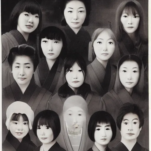 Image similar to face of japanese women and men