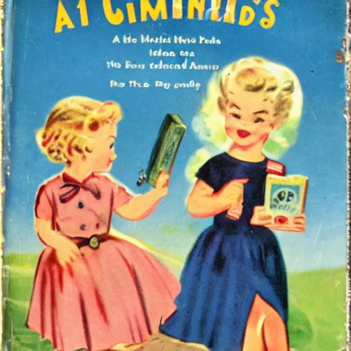 Image similar to a 1950s Childrens book