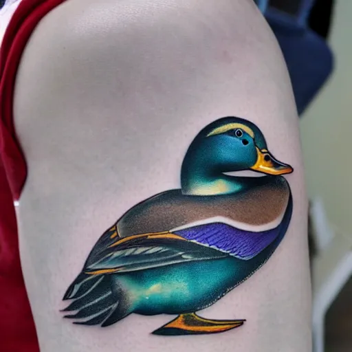 Duck tattoo