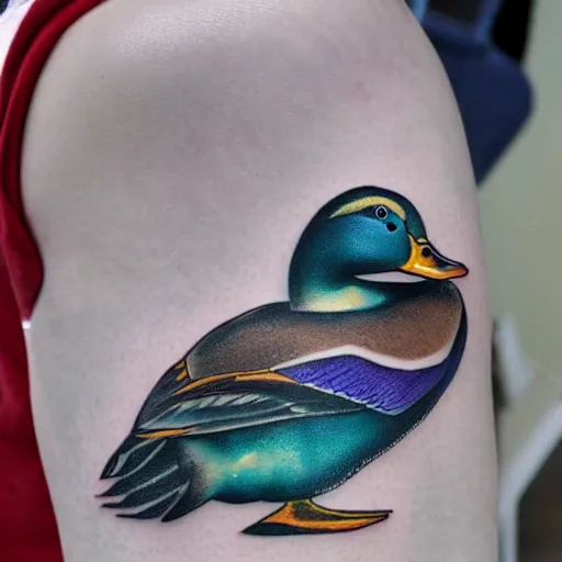 20 Extraordinary FineFeathered Anatidae Tattoos  Tattoodo