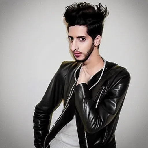 Image similar to “a realistic detailed photo of a guy who is an attractive humanoid who is half robot and half humanoid, who is a male android, singer Sebastian Yatra, shiny skin, posing like a statue, blank stare”