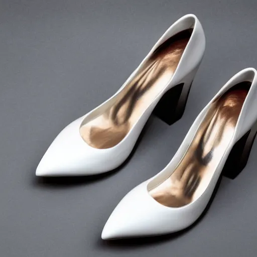 Image similar to harkonnen stiletto shoes pinterest product shot studio lighting