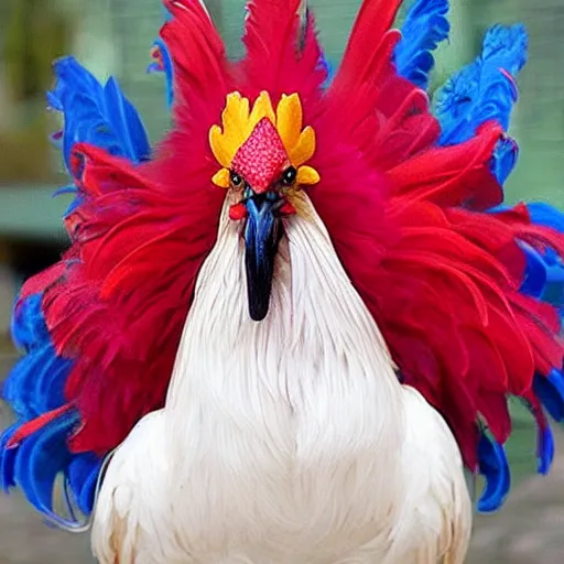 Prompt: a rooster dressed as an ordained minister