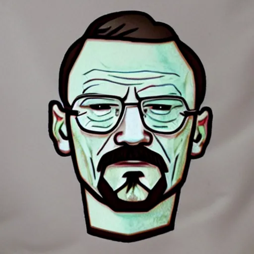 Image similar to walter white made of candy