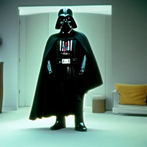 Prompt: Film still of Darth Vader, from The Muppets