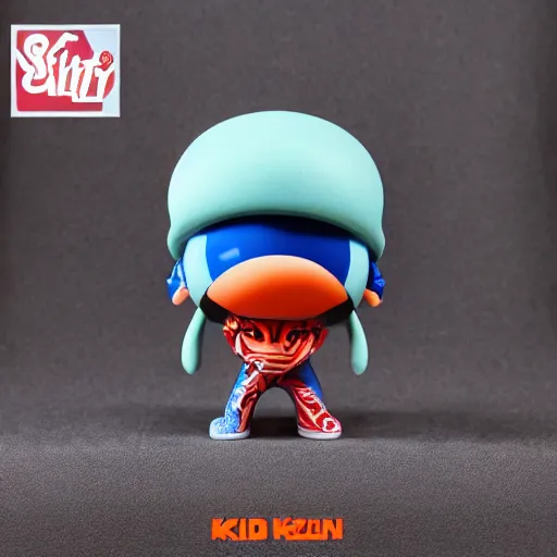 Image similar to art vinyl figure - in the style of kidrobot, sket - one x iamretro, frank kozik, guggimon, studio lighting, subsurface diffusion