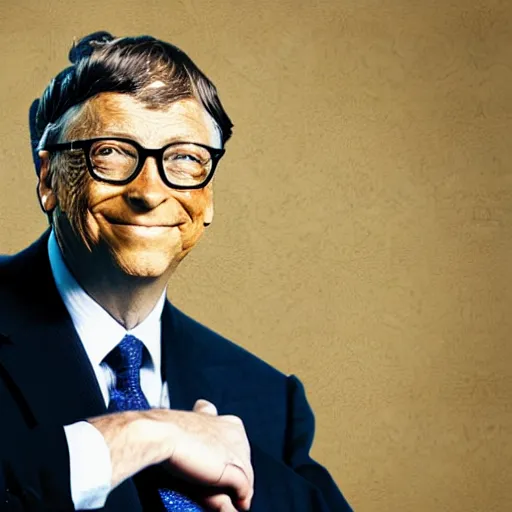 Prompt: bill gates as a league of legends champion portrait