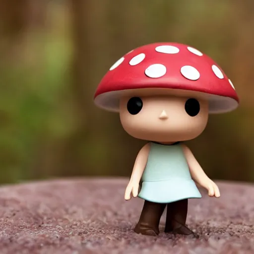 Image similar to a mushroom funko pop