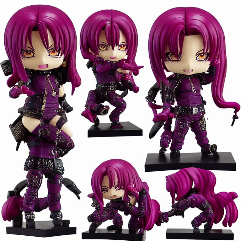 Image similar to diavolo, an anime nendoroid of diavolo, jojos bizarre adventure, figurine, detailed product photo