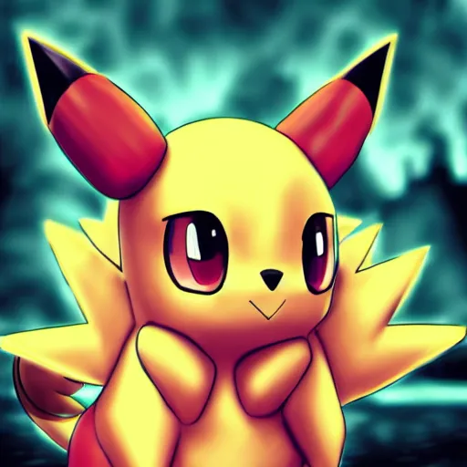 Image similar to cute portrait of shiny pokemon karrablast digital art, cinematic shot, dramatic lighting, ultra detailed