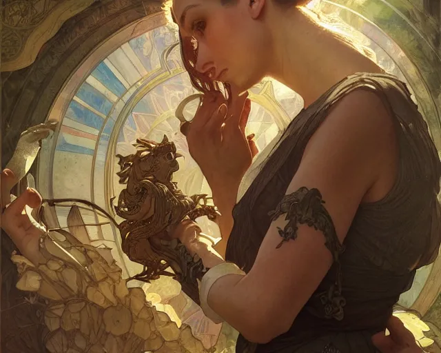 Image similar to photography of ferdinand hodler, deep focus, d & d, fantasy, intricate, elegant, highly detailed, digital painting, artstation, concept art, matte, sharp focus, illustration, hearthstone, art by artgerm and greg rutkowski and alphonse mucha