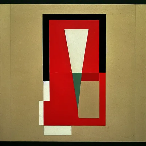 Prompt: Geometrical suprematist art of Saul Goodman, by El Lissitzky