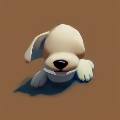 Image similar to goro fujita ilustration a cute puppy, painting by goro fujita, sharp focus, highly detailed, artstation