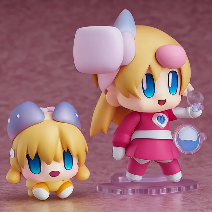 Image similar to Kirby, An anime Nendoroid of Kirby, figurine, detailed product photo