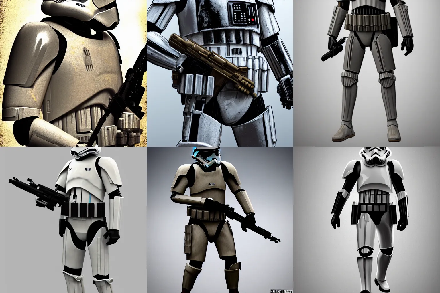 Star Wars stormtrooper with tactical military webbing | Stable ...