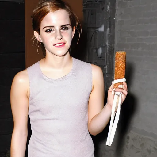 Image similar to emma watson smoking weed