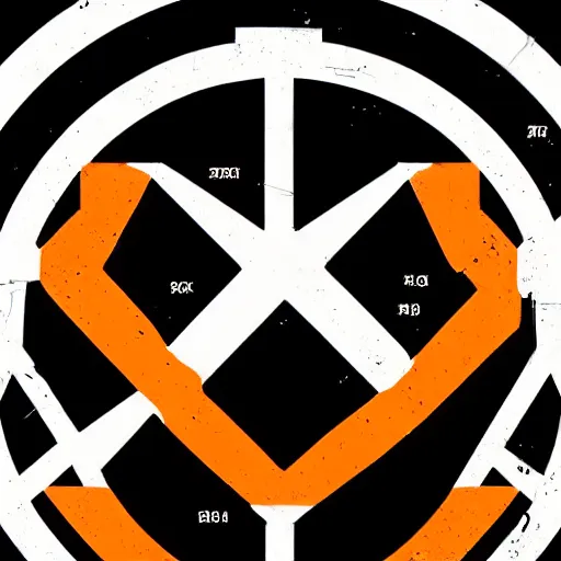 Image similar to Half Life 3 Logo, grainy, cracked, gradient, detailed, very detailed, heavily detailed, intricate details, intricately detailed, digital art, trending on artstation, 3D, studio quality lighting, dramatic lighting HD Quality, 4k resolution, 8k resolution, black background, Half Life 3 Logo is orange and is in the foreground, Realistic, Shiny Lighting, Shiny