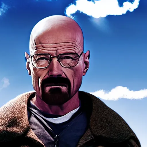 Prompt: Walter White volunteers for a furry convention, movie still frame, intense, trailer
