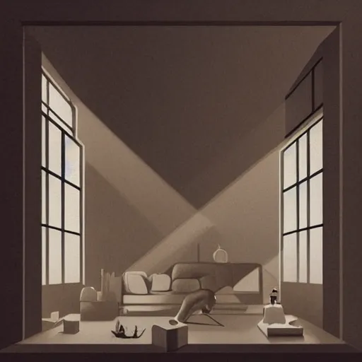 Image similar to a box. dramatic lighting. ethereal. finely detailed. beautiful composition. centered. micro detail. intricate environment. by emiliano ponzi