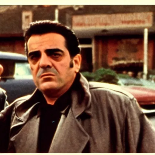 Image similar to the sopranos, goodfellas, the godfather, frank franzetta, jack kirby, film grain, 1 6 mm, spectacular