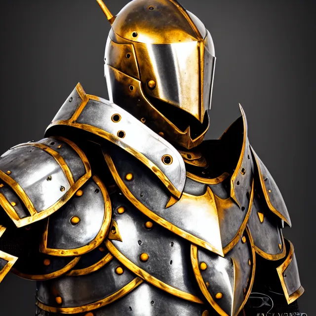 Image similar to photo of a paladin with ornate armour, 8 k, hdr, smooth, sharp focus, high resolution, award - winning photo