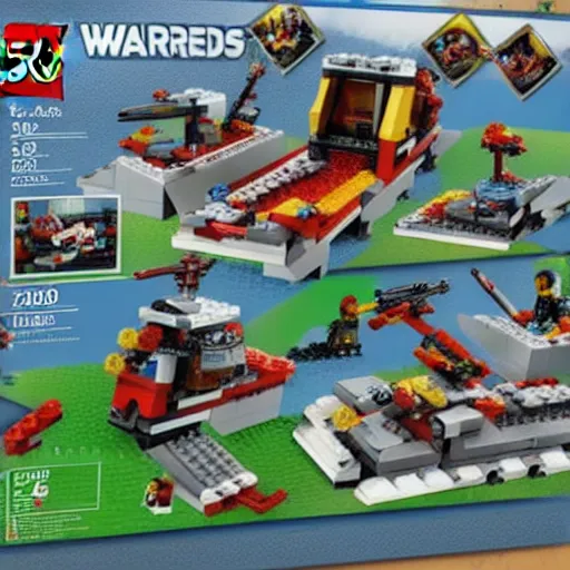 Prompt: lego war set,