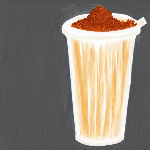 Image similar to horchata, detailed, digital art