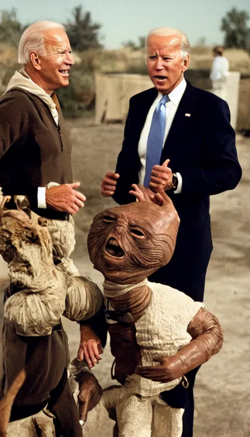 Joe Biden E. T. Ganger, Cinema Still | Stable Diffusion | OpenArt