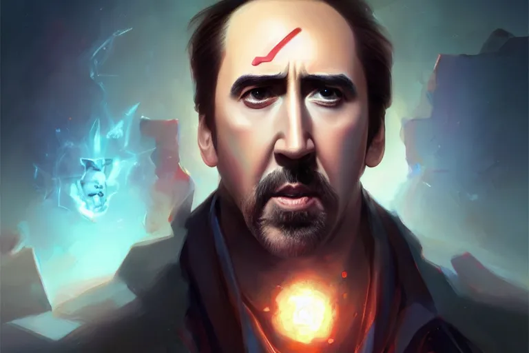 Image similar to nicholas cage reincarnated as a toaster, charlie bowater, artgerm, ilya kuvshinov, krenz cushart, ruan jia, realism, ultra detailed, 8 k resolution