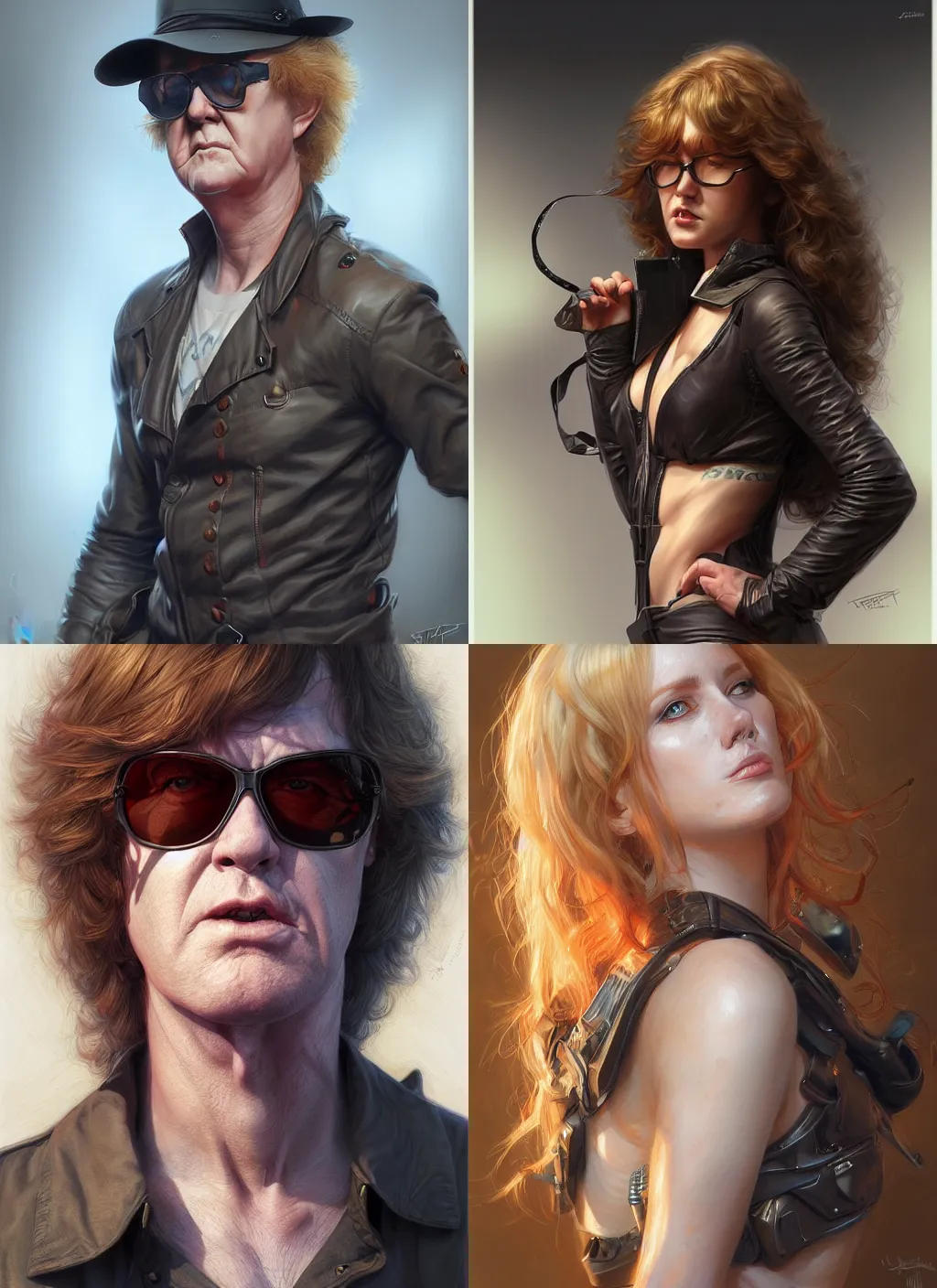 ian hunter, digital artwork by artgerm and lily Stable Diffusion