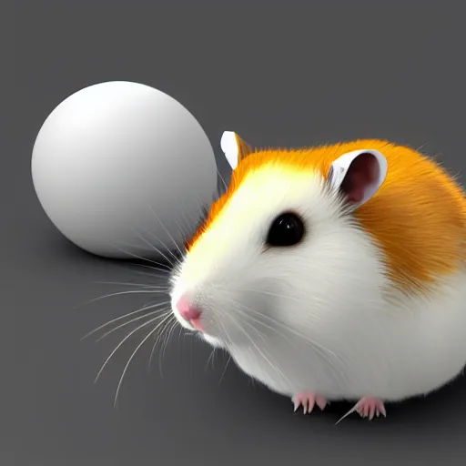 Prompt: Hamster as 3d Cartoon