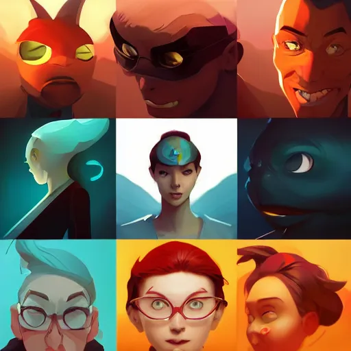 Image similar to face icon stylized minimalist comic - con, loftis, cory behance hd by jesper ejsing, by rhads, makoto shinkai and lois van baarle, ilya kuvshinov, rossdraws global illumination