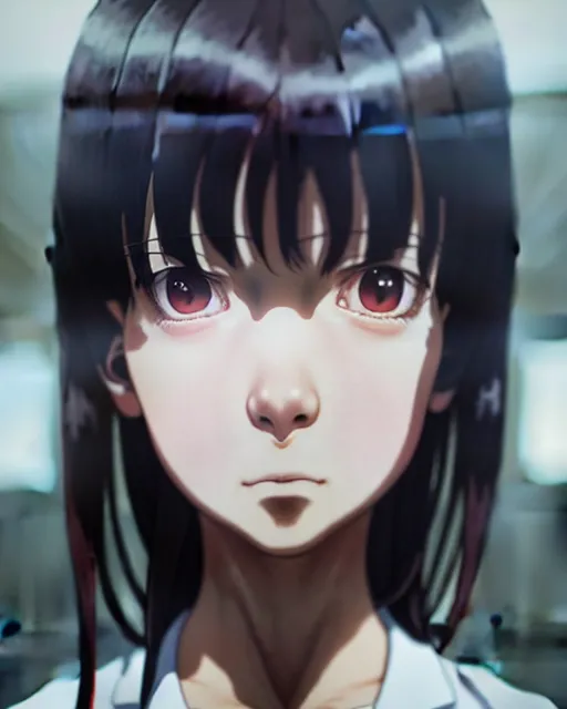 Prompt: unusual close up face portrait of the cute psychotic loser girl, by katsuhiro otomo, yoshitaka amano, nico tanigawa, artgerm, greg rutkowski makoto shinkai takashi takeuchi studio ghibli, akihiko yoshida rendered with intense 3 d effect, hyperrealistic unreal engine 5 render, uhd 8 k