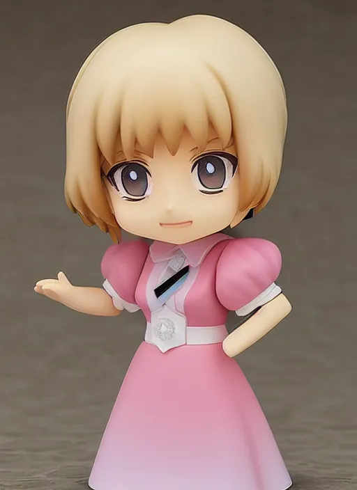 Prompt: princess diana nendoroid, well - designed, realistic lighting, anime chibi, promotional,