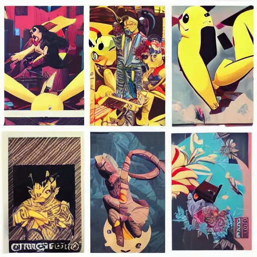 Prompt: Tristan Eaton, victo ngai, artgerm, Lofi pikachu