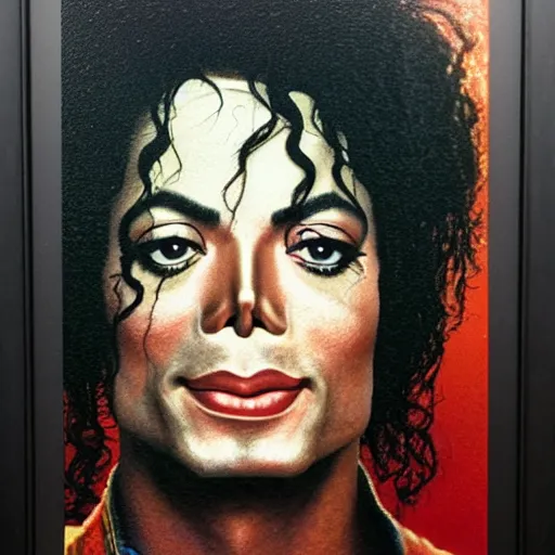 Prompt: realistic expired kodak film portrait of michael jackson, hyperrealism, hypermaximalism, photorealistic, detailed, atmospheric, 8 k, award winning photography, cinematic