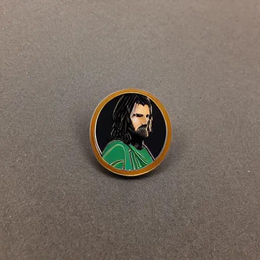 Image similar to aragorn enamel pin