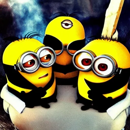 Image similar to “minions part of the Taliban”