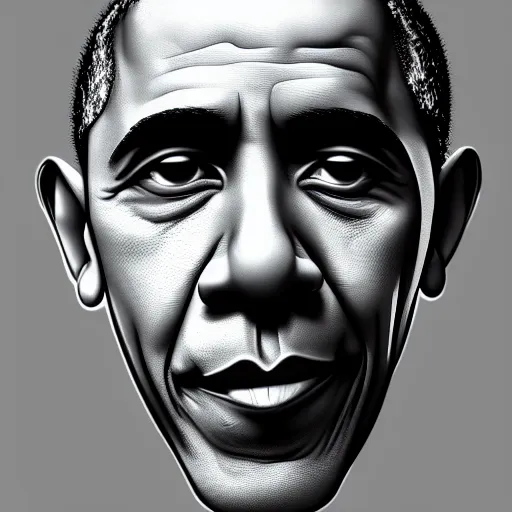 Image similar to barack obama is fused into broccoli, hyperdetailed, artstation, cgsociety, 8 k