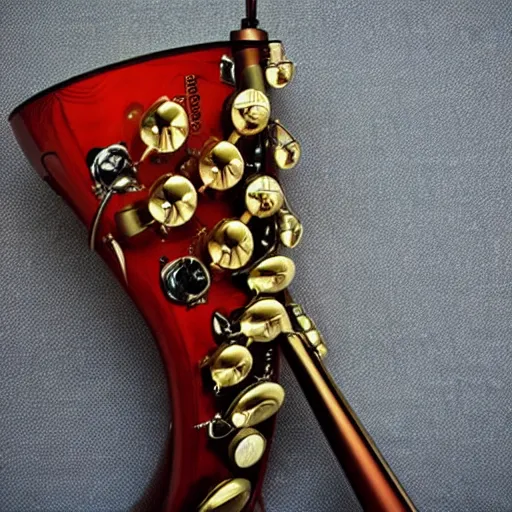 Image similar to a photo of the spiciest musical instrument